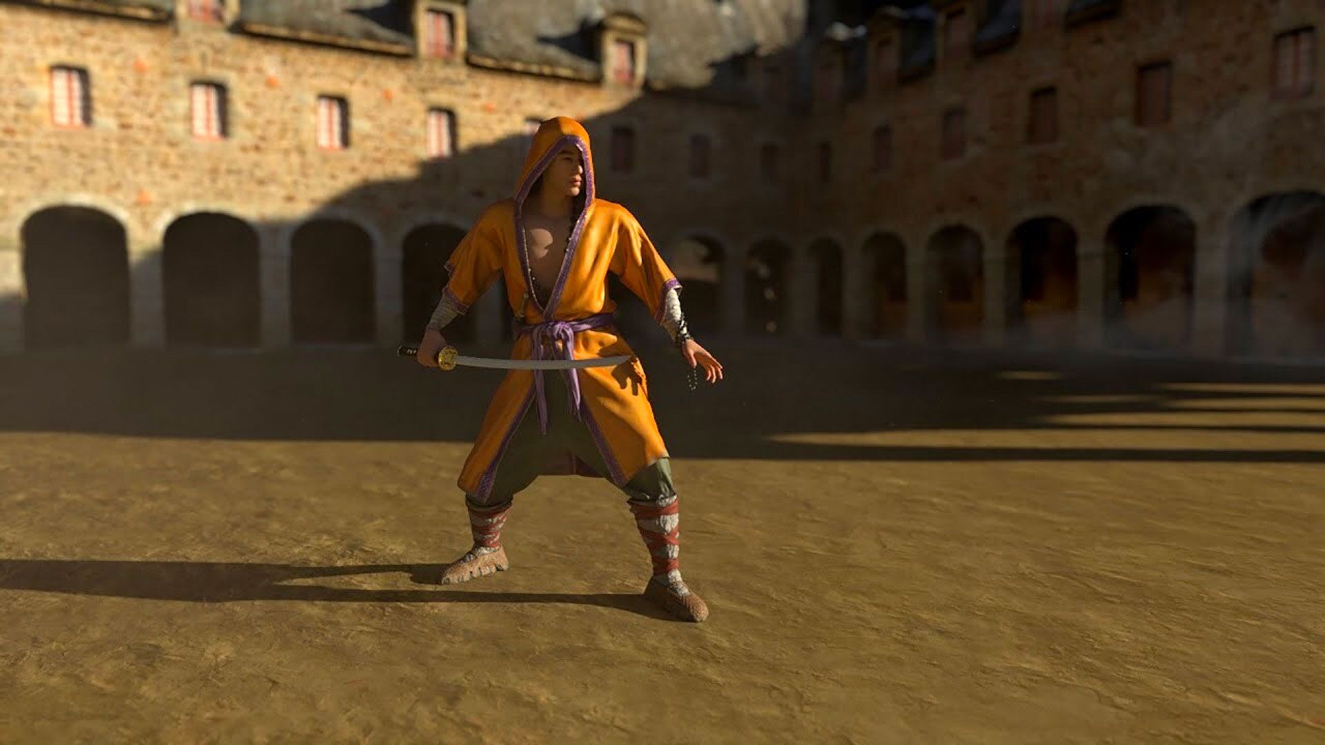 NCloth for Production: Simulating a Warrior Monk’s Robe